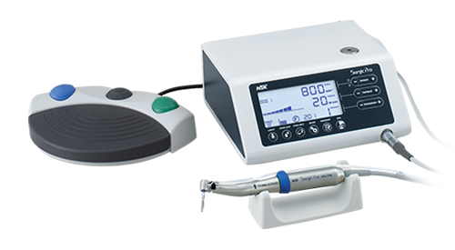 NSK Surgic Pro surgical motor, handpiece and foot control